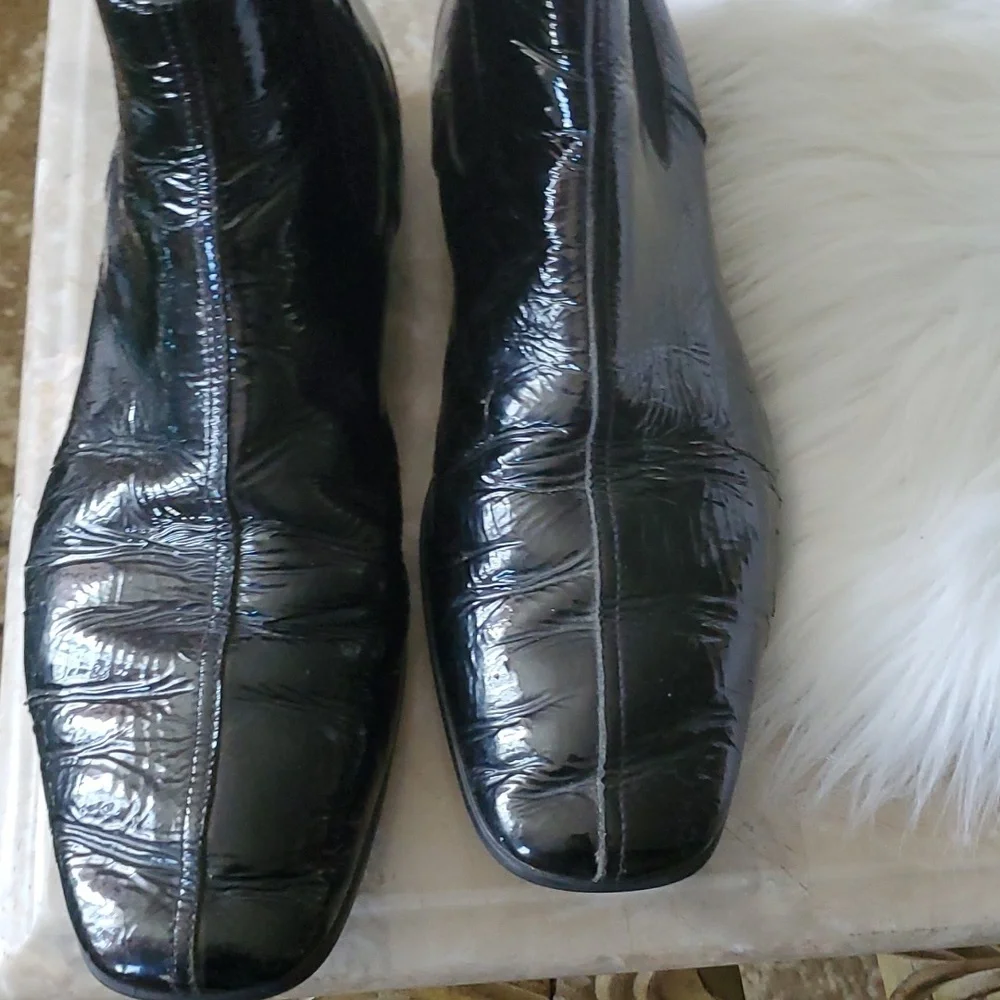 Prada patent leather slipon ankle shoes size 9 - Picture 17 of 17